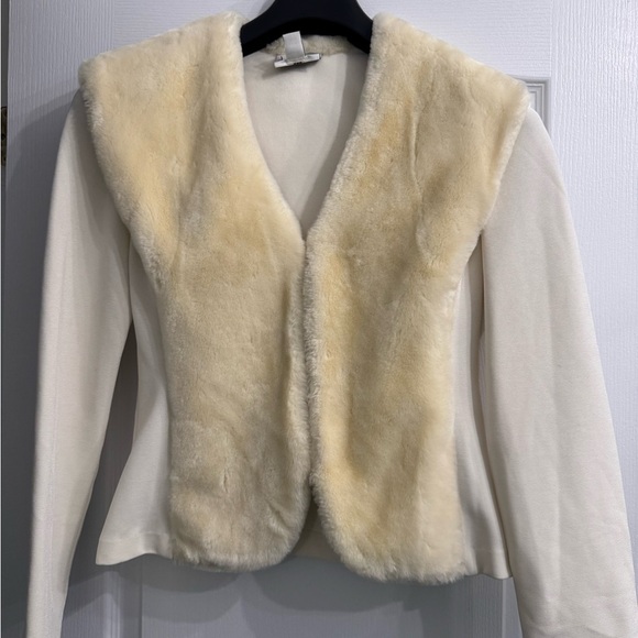 Joseph Ribkoff Cream Teddy Jacket - Picture 1 of 6